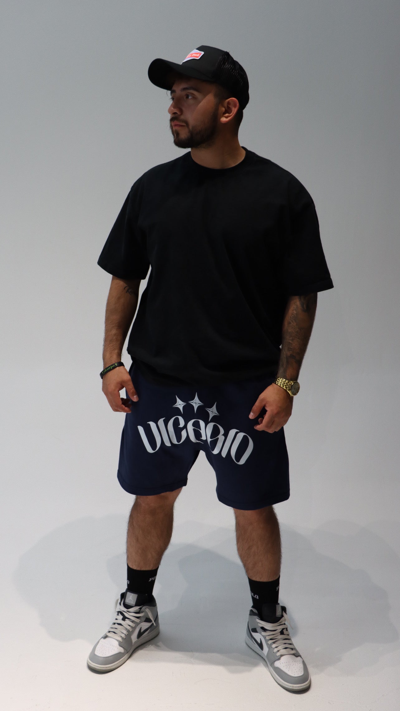 Constellation Shorts in Navy Blue