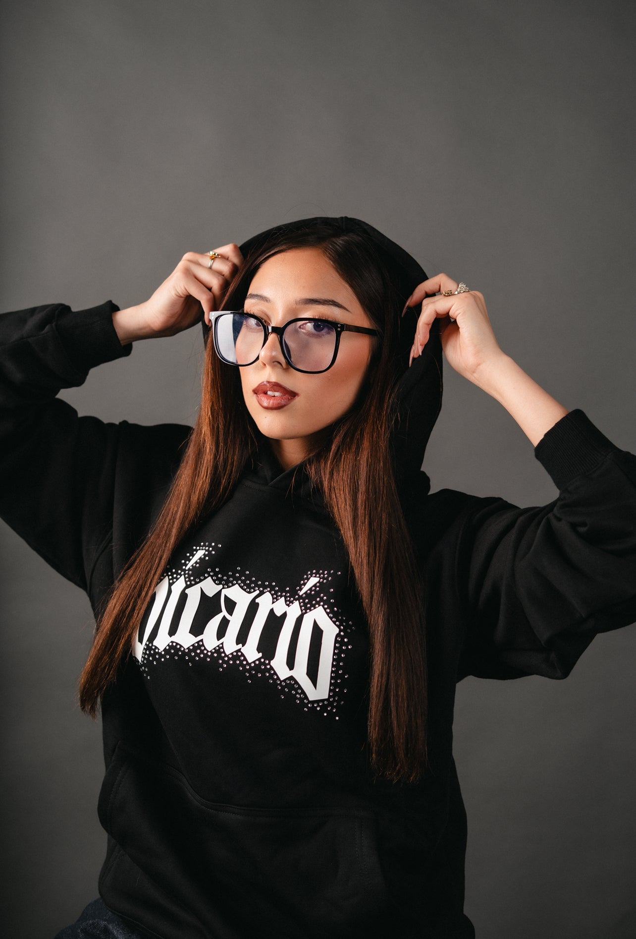 Signature Rhinestone Hoodie