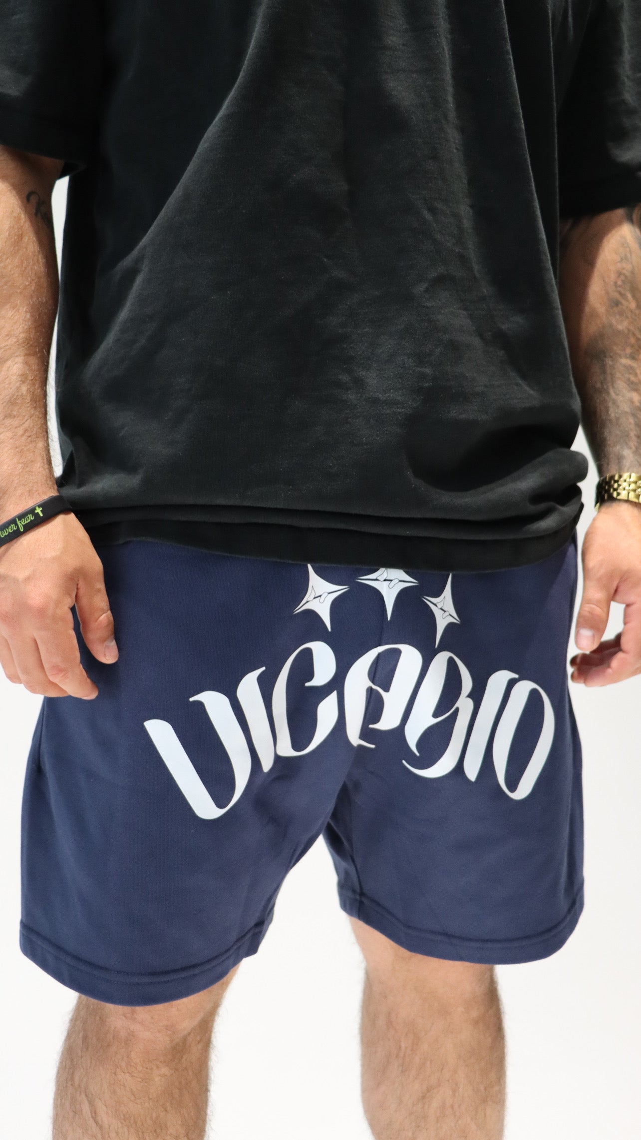 Constellation Shorts in Navy Blue