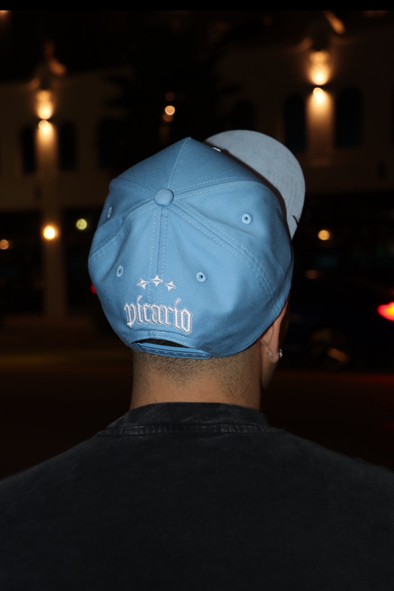 Logo Hat in Baby Blue