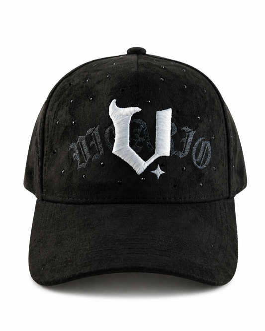Black Rhinestone Hat