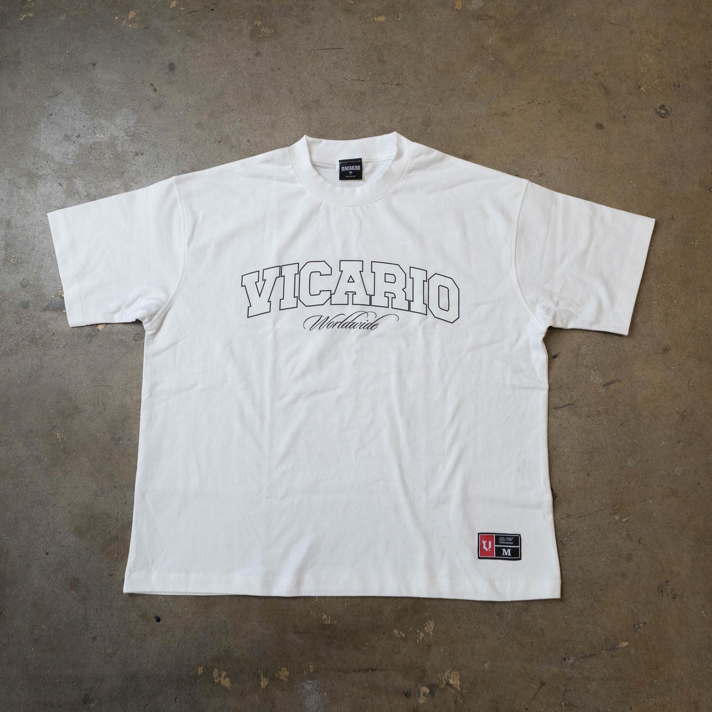 Collegiate Tee in White