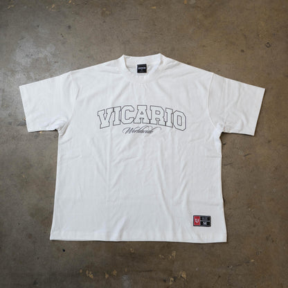 Collegiate Tee in White