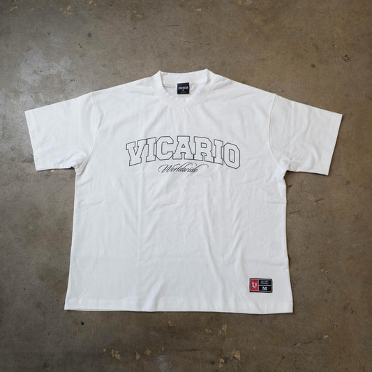 Collegiate Tee in White