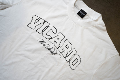 Collegiate Tee in White