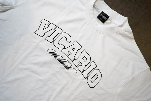 Collegiate Tee in White