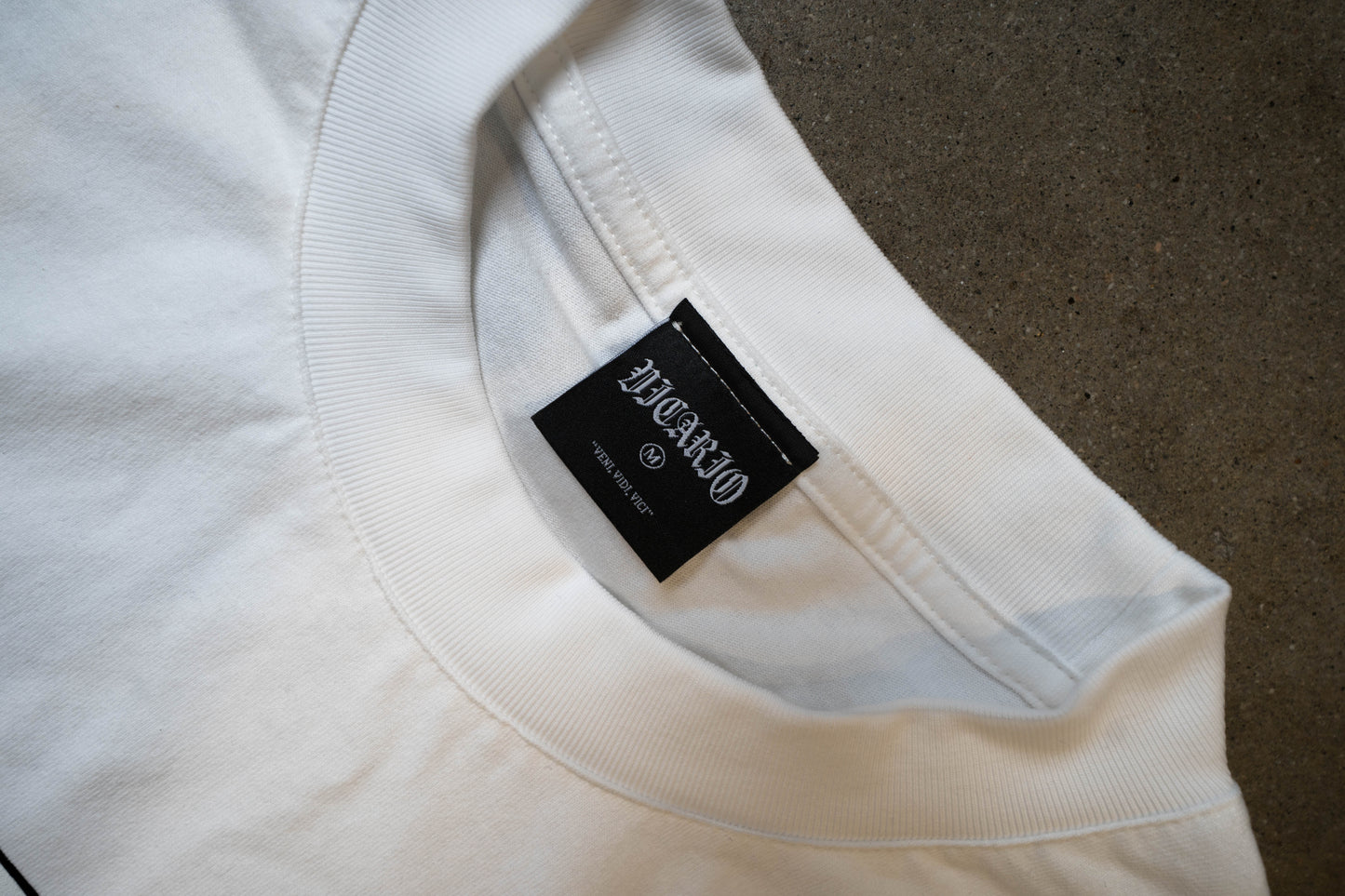 Collegiate Tee in White