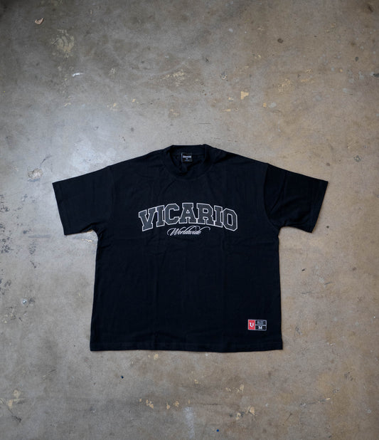 Collegiate Tee in Black