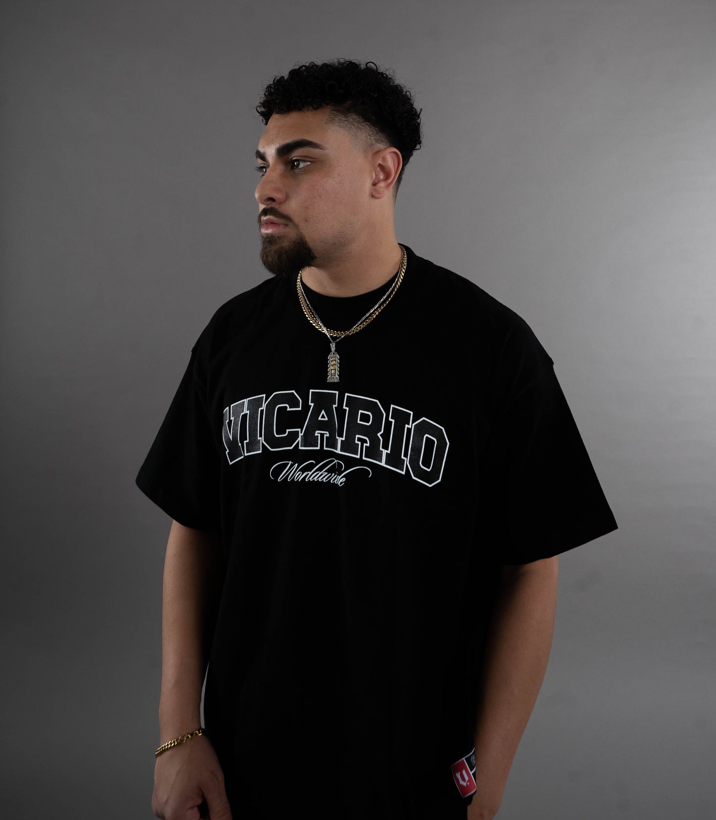 Collegiate Tee in Black