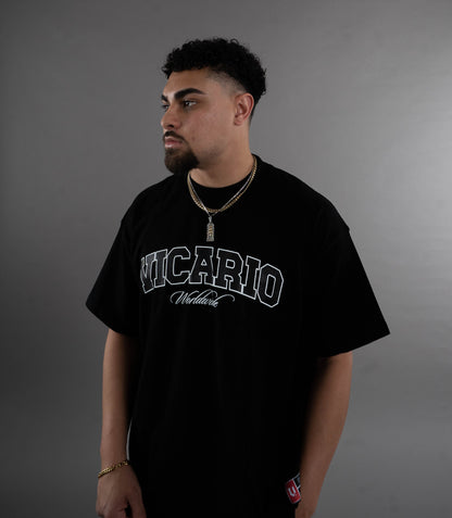 Collegiate Tee in Black