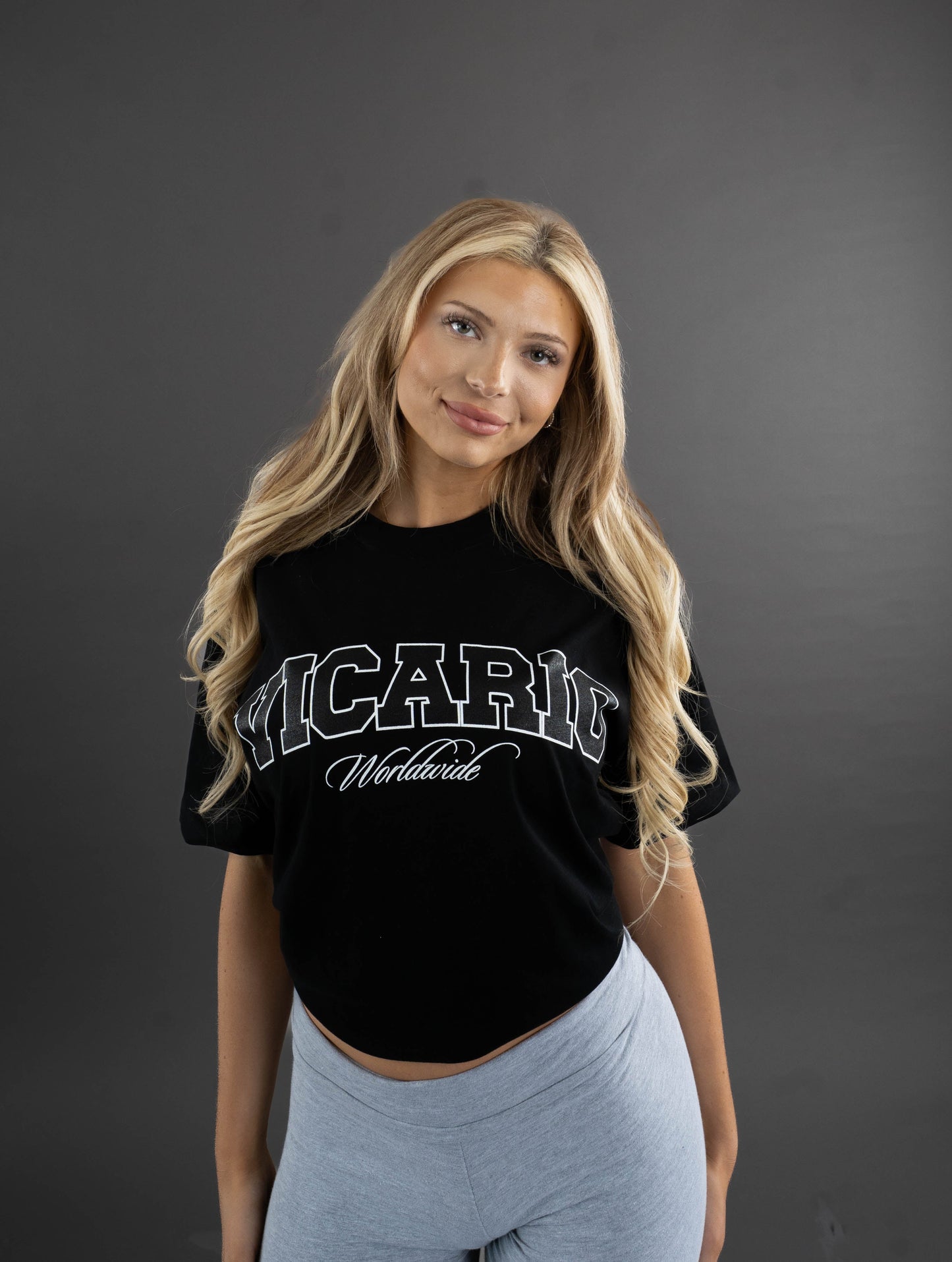 Collegiate Tee in Black