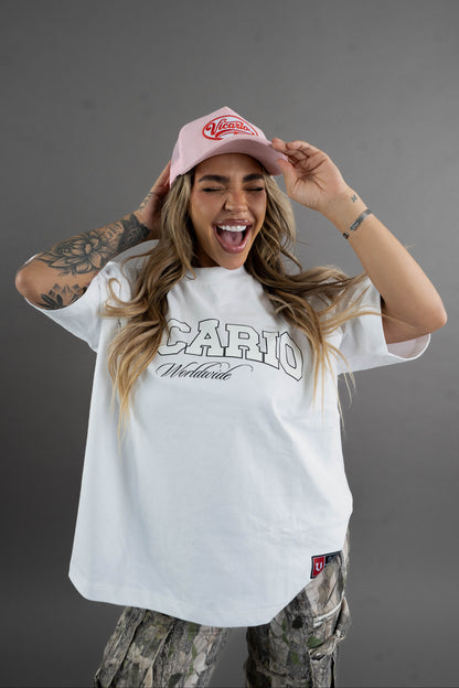 Collegiate Tee in White