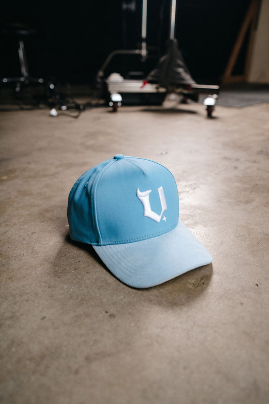 Logo Hat in Baby Blue